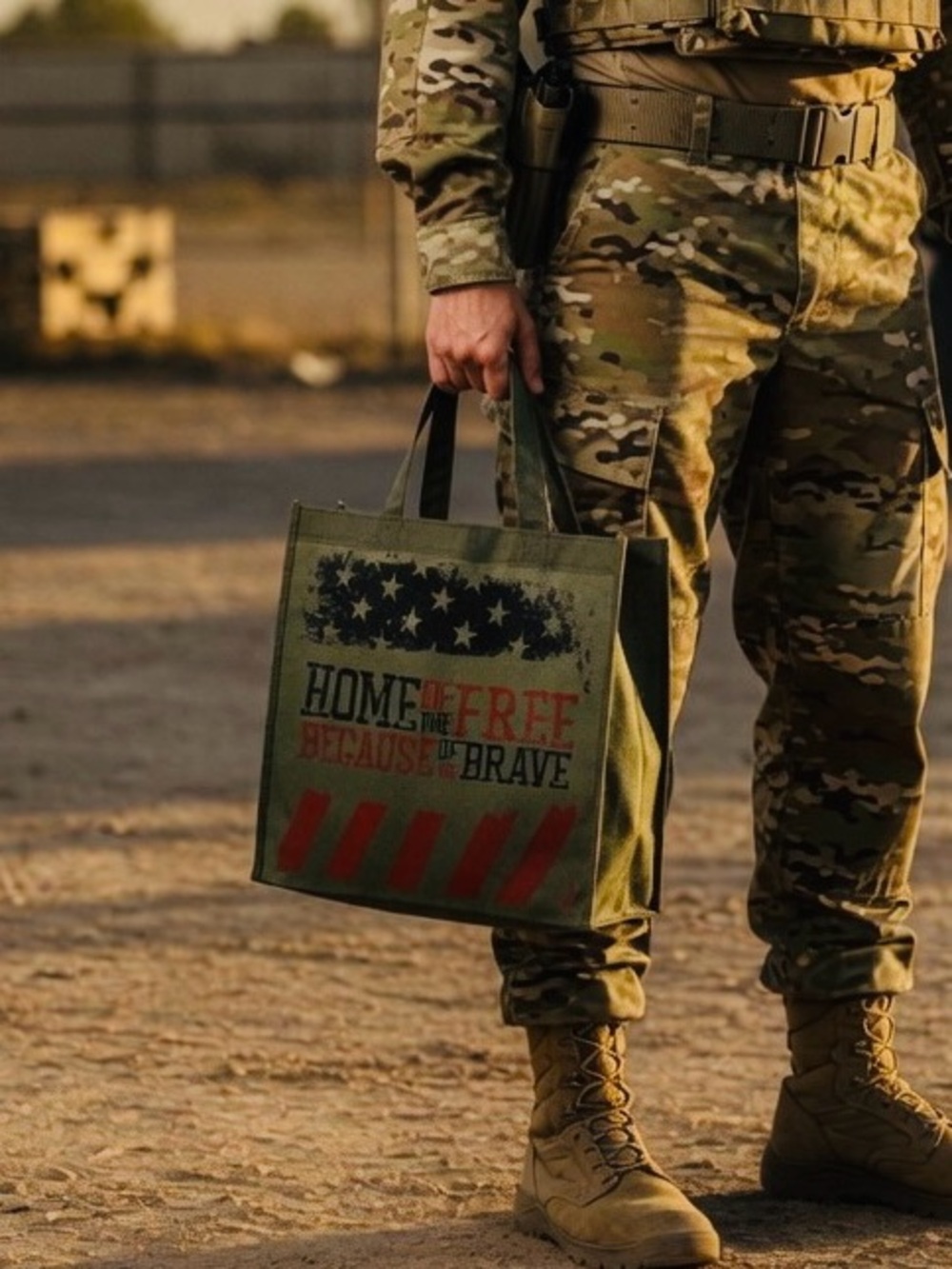 Veterans Military tote bag